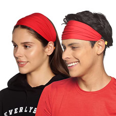 Deals, Discounts & Offers on Accessories - Boldfit Gym Headband for Men and Women - Sports Headband for Workout & Running, Breathable, Non-Slip & Quick Drying Head Bands