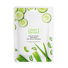 Deals, Discounts & Offers on Beauty Care - PureSense Aloe Vera & Cucumber Nourishing Sheet Mask | Natural & Organic For Nourished Deeply Hydrated & Glowing Skin | For Dry, Oily and Combination Skin | From the makers of Parachute Advansed | 15g