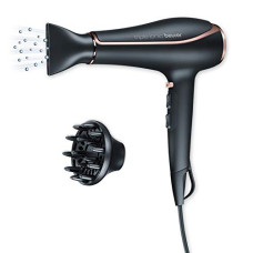 Deals, Discounts & Offers on  - Beurer HC 80 2200 Watts Hair Dryer Easy Drying and Styling with 3 Heat ,2 Blower Settings and Detachable Slim Professional Nozzle| Volume Diffuser| 3 Years Warranty, Black