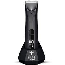 Deals, Discounts & Offers on Health & Personal Care - Bombay Shaving Trimmer Men | Balls Trimmer For Men | Pubic Hair Trimmer & Body Groomer | 90 Mins Runtime, Private Part Shaving, Waterproof (IPX7), Cordless, LED Display, LED Torch, Safe Ceramic Blades, Dock Charging | LANDSCAPER 2.0 (Black)