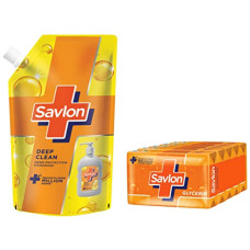 Deals, Discounts & Offers on  - Savlon Deep Clean Germ Protection Liquid Handwash Refill Pouch, 725/675ml
