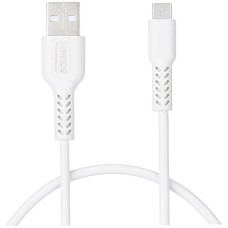 Deals, Discounts & Offers on  - Amazon Brand - Solimo Unbreakable 3A Fast Charging Tough Braided Micro USB Data Cable - 1.5 Meter, WHITE