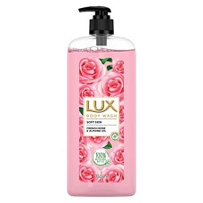 Deals, Discounts & Offers on  - Lux Body Wash Soft Skin French Rose & Almond Oil Super Saver XL Pump Bottle with Long Lasting Fragrance, Glycerine, Paraben Free, Extra Foam, 750 ml
