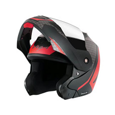 Deals, Discounts & Offers on  - Vega Crux Dx Checks ISI Certified Smooth Matt Finish Flip-Up Helmet