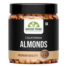 Deals, Discounts & Offers on  - Nature Prime 100% Natural and Premium California Almond | Quality Badam Giri | - Almonds - Rich in Protein and Increase Stamina | Real Nuts | Whole Natural Badam Dry Fruits (500gm)