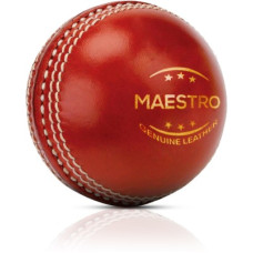 Deals, Discounts & Offers on Auto & Sports - Adrenex by Flipkart Maestro 2 panel Red Cricket Leather ball(Pack of 1, Red)