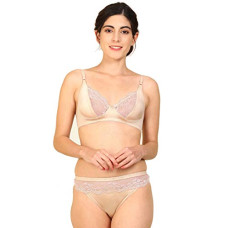 Deals, Discounts & Offers on Women - Fashion Comfortz Women Net Bra Panty Set