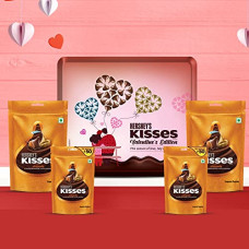 Deals, Discounts & Offers on  - Hershey's Kisses Chocolate Gift Tin Pack Whole Almond & Creamy Milk, 266 g