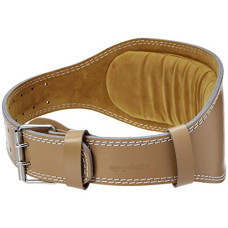 Deals, Discounts & Offers on Bags, Wallets & Belts - AmazonBasics 6 Inch Wide Padded Weight Lifting Belt (Large, Tan)