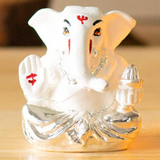Deals, Discounts & Offers on  - ARCHIES Diwali Ganesh Ji Murti | Ganesha Idol 999Gold Plated | Mandir Showpiece |Collectible Statue | Gifts Figurine | Diwali Festive Decor 3.6 inches Porcelin Cream-340