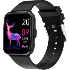 Deals, Discounts & Offers on  - Gizmore GizFit BLAZE BT Calling Smartwatch | 1.69 Inch IPS Curved 500 NITS Display Smartwatch(Black Strap, Regular)