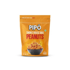 Deals, Discounts & Offers on  - PIPO Roasted Peanuts, Smoke House BBQ Flavour | Rich in Protein & Fibre | No Artificial Flavour | Roasted, Not Fried Snacks| 130g Pouch Pack