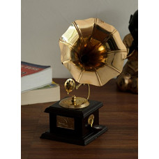 Deals, Discounts & Offers on  - eCraftIndia Antique Music Decorative Canon Brass Showpiece (10 cm x 10 cm x 23.75 cm, Red and Brown)
