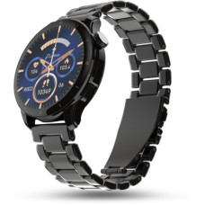 Deals, Discounts & Offers on  - Pebble Cosmos Vault 1.43'' Amoled, AOD, BT Calling, Rotating Crown, Luxury Metal Smartwatch(Black Strap, Free Size)