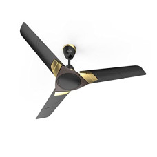 Deals, Discounts & Offers on  - Polycab Aereo plus 1200 mm High Speed 1 Star Rated 52 Watt Ceiling Fan with Rust-Proof Aluminium Blades and 3 years warranty (Matt Black Choclate Gold)