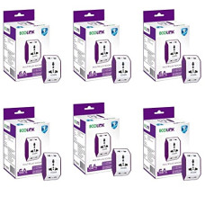 Deals, Discounts & Offers on Home Improvement - EcoLink Multiplug Socket 6A || Pack of 6