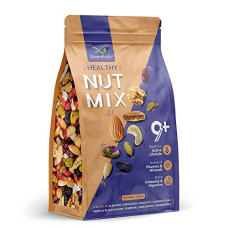 Deals, Discounts & Offers on  - GreenFinity Premium International Healthy Nutmix 1kg, Dried Almonds, Black Raisins, Cashewnuts, Cranberries, Green Raisins & Walnut Kernels & Many More.