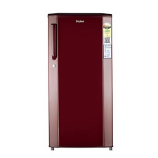 Deals, Discounts & Offers on  - Haier 165L 1 Star Direct Cool Single Door Refrigerator (HED-171RS-P, Red Steel)