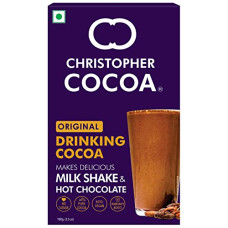 Deals, Discounts & Offers on  - Christopher Cocoa, Drinking Chocolate Cocoa Powder, Dark No Sugar, 100g