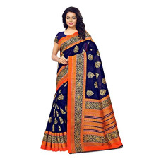 Deals, Discounts & Offers on Women - Satrani Art Silk Saree with Blouse Piece