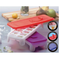 Deals, Discounts & Offers on  - Signoraware Ice Tray With Silicon pack of 2 Blue Plastic Ice Cube Tray(Pack of2)