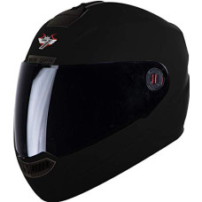 Deals, Discounts & Offers on  - Steelbird SBA-1 7Wings ABS Material Shell Full Face Helmet in Matt Finish with Smoke Visor (Large, 600 mm, Nero Volcano)