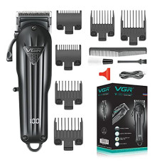 Deals, Discounts & Offers on  - VGR V-282 Salon Series Professional Digital Display Cordless Hair Clipper Electric Hair Cutter Kit Wireless Hair Grooming Trimmers Set, Rechargeable Li-ion Battery 2000mAh 200 minutes Runtime, Blue