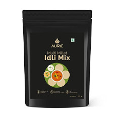 Deals, Discounts & Offers on  - Auric Multi Millet Idli Mix | Ragi Jowar Bajra | Easy and Ready to Cook | Rich in Protein and Fiber | Instant, Natural and Healthy Breakfast Mix, 200 g Pack of 2