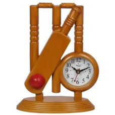 Deals, Discounts & Offers on  - ALTRA QUARTZ Analog Light Brown Clock - Cricket Bat