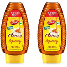 Deals, Discounts & Offers on Food and Health - Dabur Honey Squeezy(2 x 700 g)