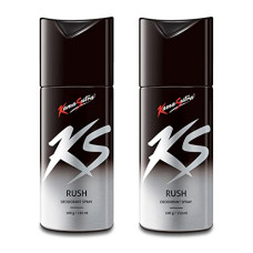 Deals, Discounts & Offers on Beauty Care - KS Rush Deodorant Body Spray For Men Pack of 2, 300 ml