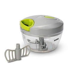 Deals, Discounts & Offers on  - AGARO Plastic Hand Mini Chopper with 3 Blades, Grey