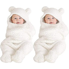 Deals, Discounts & Offers on Baby Care - BeyBee Newborn Babies 3 in 1 Baby Blanket Wrapper Sleeping Bag, White Plain, 31