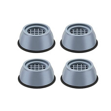 Deals, Discounts & Offers on  - Amiraj Washer Dryer Anti Vibration Pads Base Stand (Pack of 4) (Round Grey)