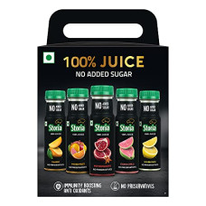 Deals, Discounts & Offers on  - Storia Assorted Pack of 100% Fruit Juice- No Added Sugar & No Preservatives- Pack of (6 X 180 ml) PET Bottle