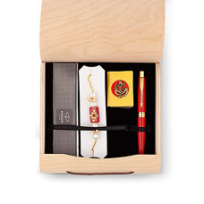 Deals, Discounts & Offers on  - Parker Aster Rakhi combo with Roli Matte Red GT BP