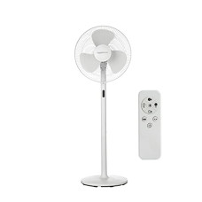 Deals, Discounts & Offers on  - Amazon Basics 400 mm 2-in-1 BLDC Pedestal Fan with Remote Control and 26 Speed Fuctions | 5 star rated with efficient Copper Motor | White