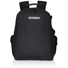Deals, Discounts & Offers on Laptop Accessories - Amazon Brand - Solimo DSLR and Laptop Backpack - Orange Interior