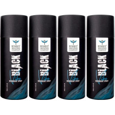 Deals, Discounts & Offers on  - BOMBAY SHAVING COMPANY Black Vibe 150ml x 4 Combo Deodorant Spray - For Men(600 ml, Pack of 4)