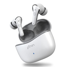 Deals, Discounts & Offers on Headphones - PTron Newly Launched Zenbuds Pro1 Max ANC Earbuds, 30dB Active Noise Cancellation, 80Hrs Playtime, Quad Mic ENC Calls, 13mm Deep Bass Drivers, BT5.3 Wireless Headphones & Type-C Fast Charging (White)