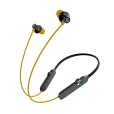 Deals, Discounts & Offers on  - ZEBRONICS Yoga N2 RGB Neckband with 30H Playtime, ENC Mic, 50ms Gaming Mode, Powerful Bass, Voice Assistant, IPX4, Dual Pairing,BT v5.2,Type C Port,Bluetooth Wireless In Ear Earphones with Mic(Yellow)