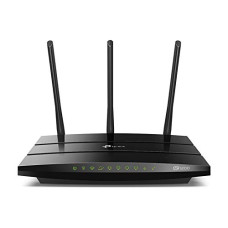 Deals, Discounts & Offers on  - TP-Link Archer C1200 Dual Band Gigabit Wireless Cable Router, Wi-Fi Speed Up to 867 Mbps/5 GHz + 300 Mbps/2.4 GHz, 4 Gigabit LAN Ports, 1 USB Port, Broadcom Chipset (Black)