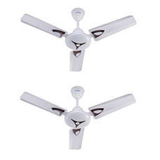 Deals, Discounts & Offers on  - Candes Amaze 900mm /36 inch High Speed Anti-dust Decorative 5 Star Rated Ceiling Fan 440 RPM with 2 Years Warranty (Pack of 2, Ivory)