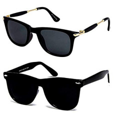 Deals, Discounts & Offers on Sunglasses & Eyewear Accessories - Y&S Classic Unisex UV 400 Protected Sunglasses Combo Latest