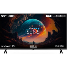 Deals, Discounts & Offers on Entertainment - SENS Pikaso 140 cm (55 inch) Ultra HD (4K) LED Smart Android TV with FluroSENS Panel, Dolby Audio and DTS(SENS55WASUHD)