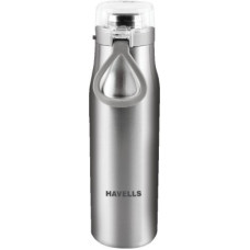 Deals, Discounts & Offers on  - HAVELLS AQUA - S (Hot and Cold Water Bottle) 590 ml Flask(Pack of 1, Silver, Steel)