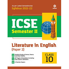 Deals, Discounts & Offers on Books & Media - ICSE Semester-II English Literature 10th