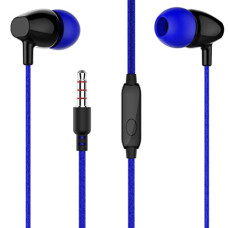 Deals, Discounts & Offers on  - tunez Dhwani D40 in Ear Wired Earphone with Impressive Audi, Extra Bass, Passive Noise Cancellation,in Built mic, 3.5mm Aux Jack and 10mm Drivers(Blue)