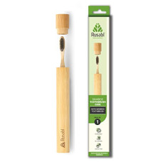 Deals, Discounts & Offers on  - Rusabl Organic Bamboo manual Toothbrush with Bamboo Case