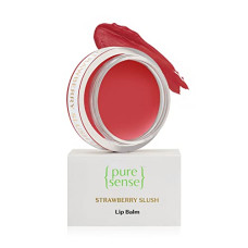 Deals, Discounts & Offers on  - PureSense Strawberry Slush Lip Balm for Dry | Chapped & Pigmented Lips with Vitamin A & E | Shea Butter | Almond & Olive Oil
